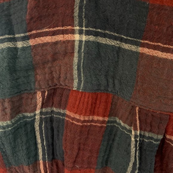 Garnet Hill plaid button-down - Picture 5 of 5